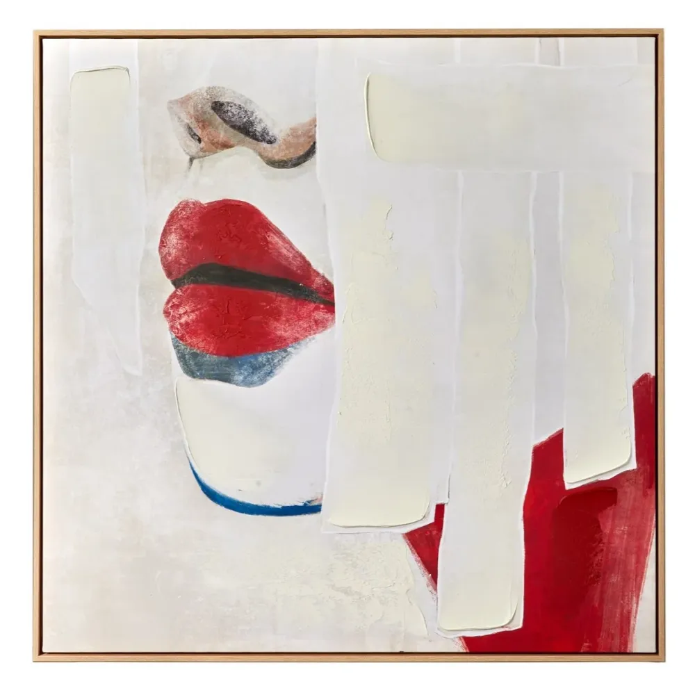 Quadro con Cornice L'Oca Nera 100x100 cm.