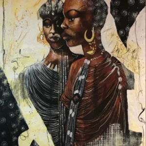 Quadro con donne africane