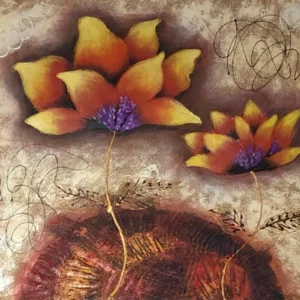 Quadro con fiori gialli