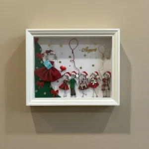 Quadro Diorama Augurio Per Maestra