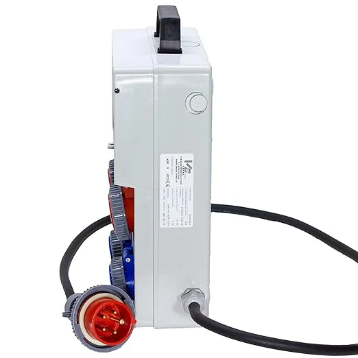 quadro di distribuzione 220v/380v con pulsante di emergenza ideal star cm 330x220x150