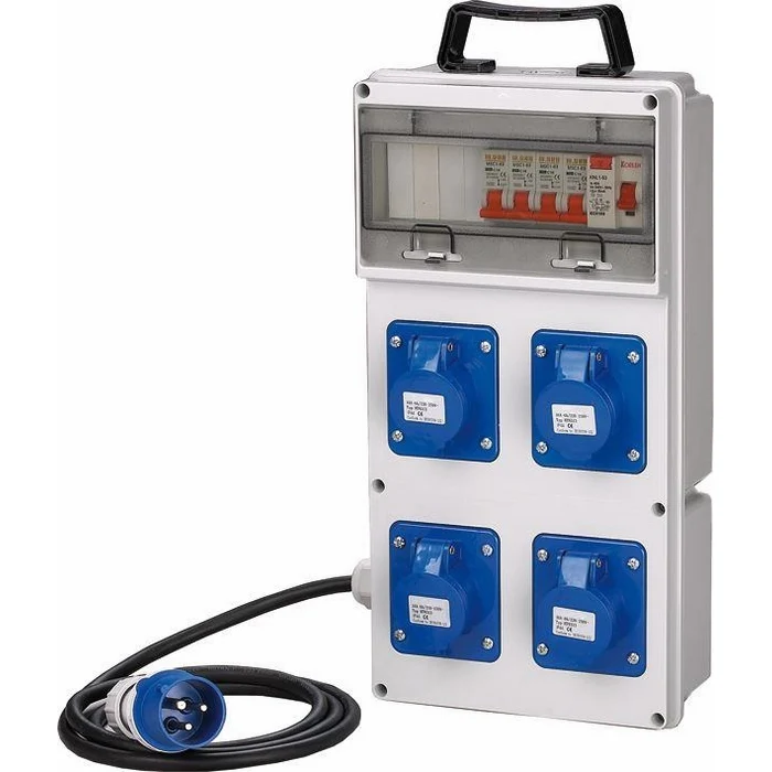 Quadro Elettrico Asc Cantiere 4 Prese 220V IP44 Maurer