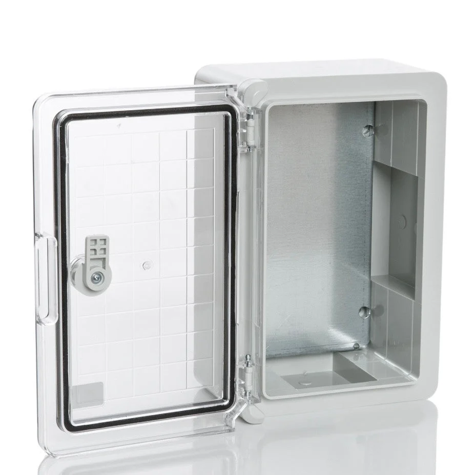 Quadro elettrico plastica trasparente 250x350x150mm IP65 PP3012