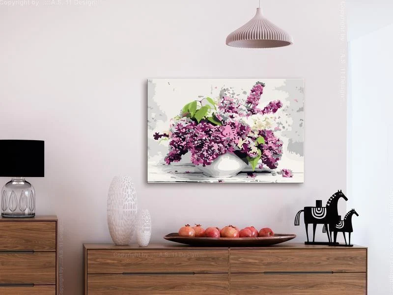 Quadro fai da te Vase and Flowers