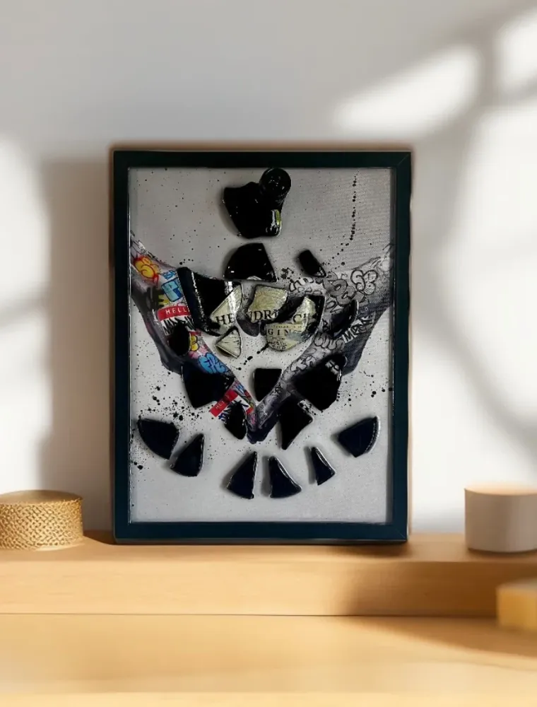 Quadro "Hendrick's Peace" - Arredo Design Artigianale con Cuore