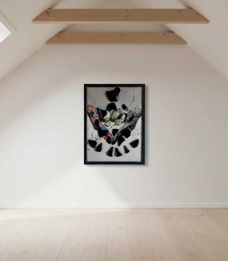 Quadro "Hendrick's Peace" - Arredo Design Artigianale con Cuore