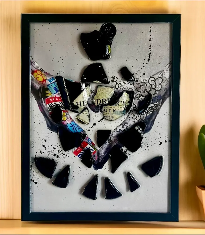 Quadro "Hendrick's Peace" - Arredo Design Artigianale con Cuore