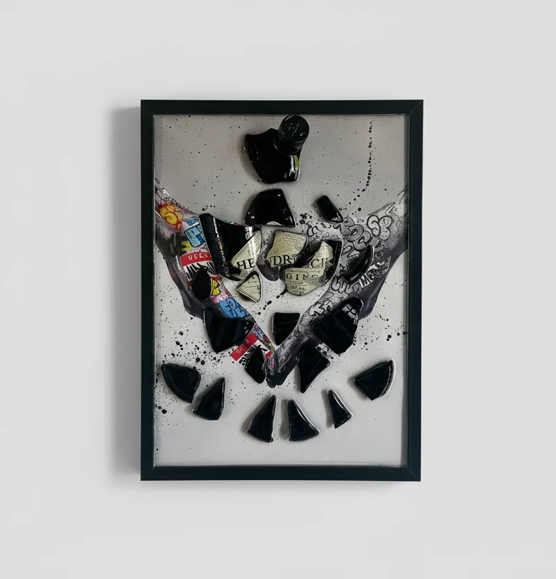 Quadro "Hendrick's Peace" - Arredo Design Artigianale con Cuore
