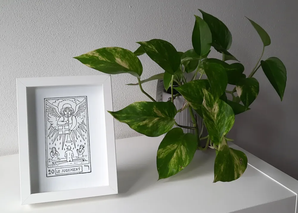 Quadro inciso su vetro – Il Giudizio | Collezione I Tarocchi