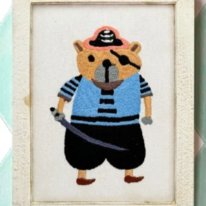Quadro Infantile Orso Pirata