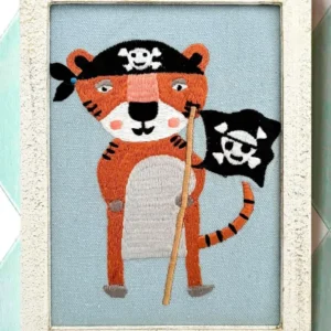 Quadro Infantile Tigre Pirata
