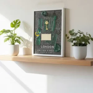 Quadro " Key London" - Arredo Design Artigianale Stile British