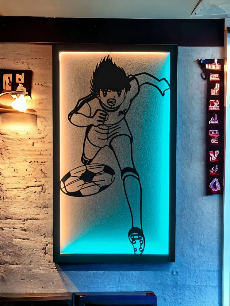 QUADRO LED - CAPITAN TSUBASA - HOLLY E BENJI