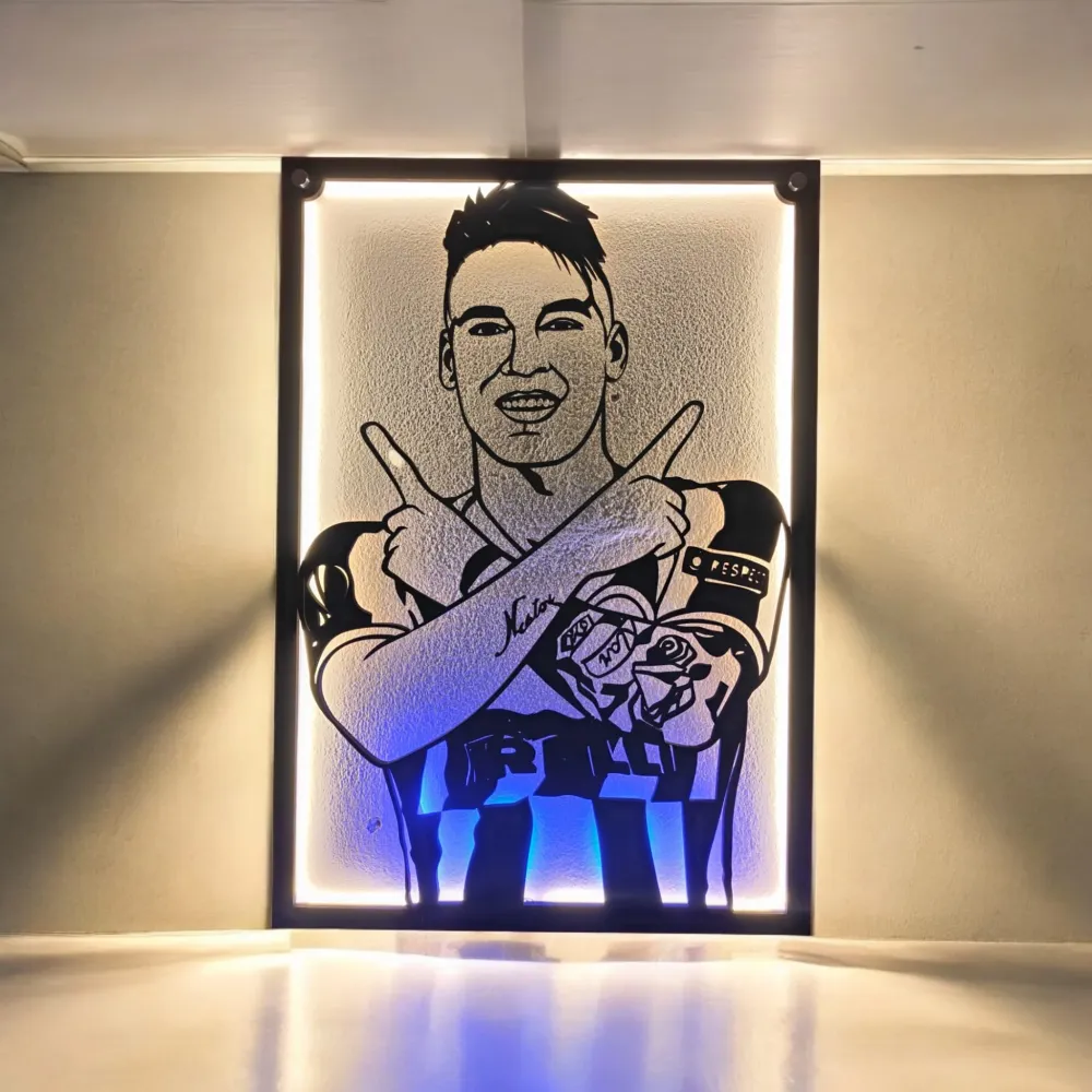 QUADRO LED - LAUTARO MARTINEZ INTER