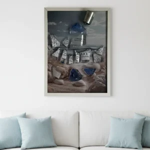 Quadro "Un Mare di Conchiglie" - Arredo Design Artigianale Marino