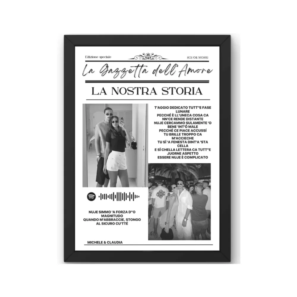 Quadro Newspaper A4