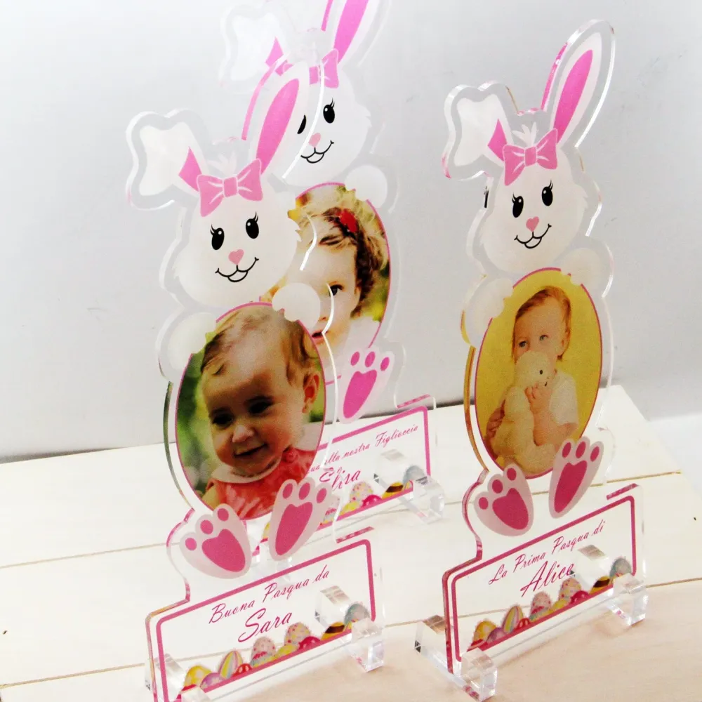 Quadro plexiglass Forma coniglio personalizzato | SPEDIZIONE GRATUITA