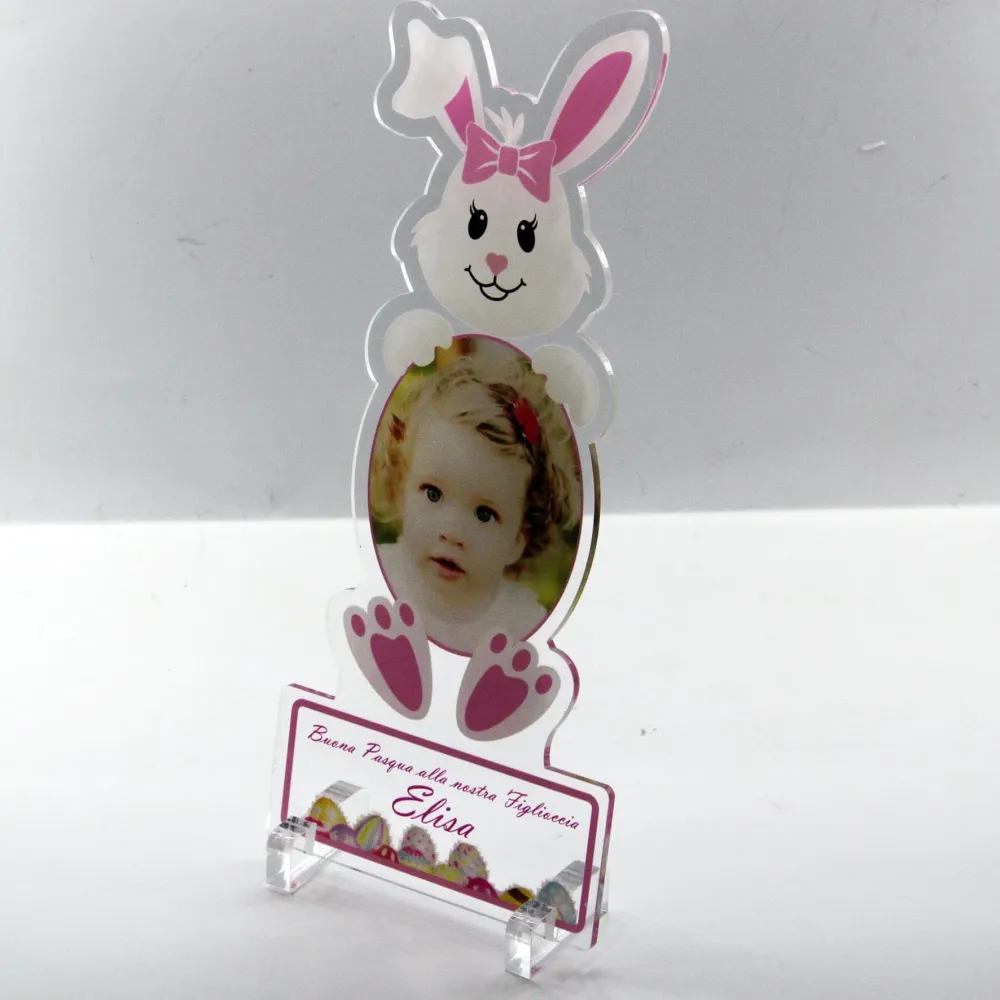 Quadro plexiglass Forma coniglio personalizzato | SPEDIZIONE GRATUITA