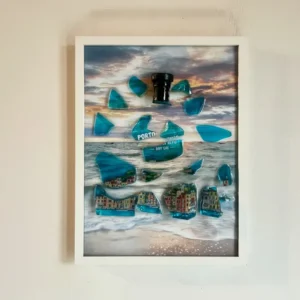 Quadro "Portofino Sea" - Arredo Design Artigianale Ispirazione Mediterranea
