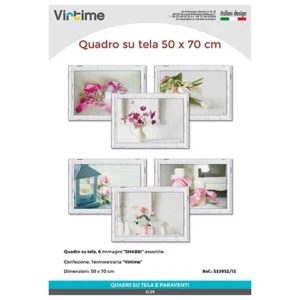 Quadro tela 50x70 shabby s33952/13