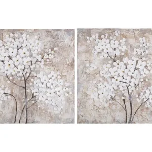 Quadro tela 80x3.5x80cm pino cu-189716