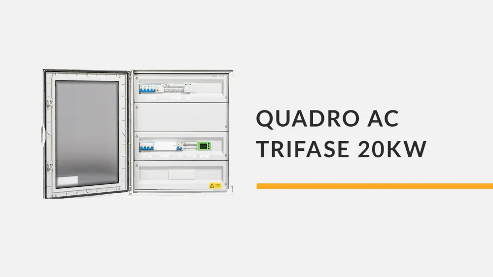 Quadro AC trifase con SPI - num.2 Inverter 10.0 kW (tot. 20kW)