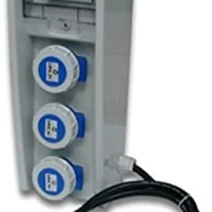 QUADRO ULISSE ASC PORTATILE CON MANIGLIA 3 PRESE INDUSTRIALI IP65 FER 137577