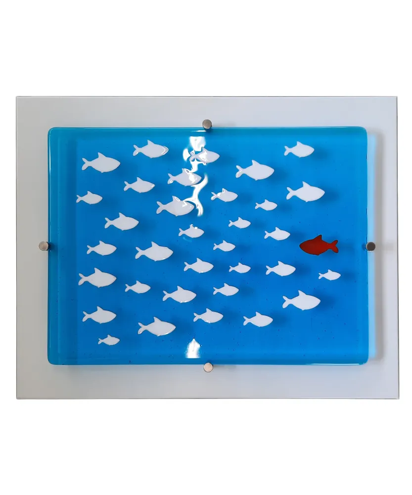Quadro su vetro - Sii unico | Collezione Mantra