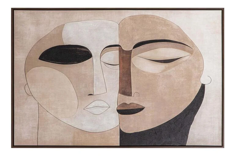 QUADRO VOLTO ASTRATTO