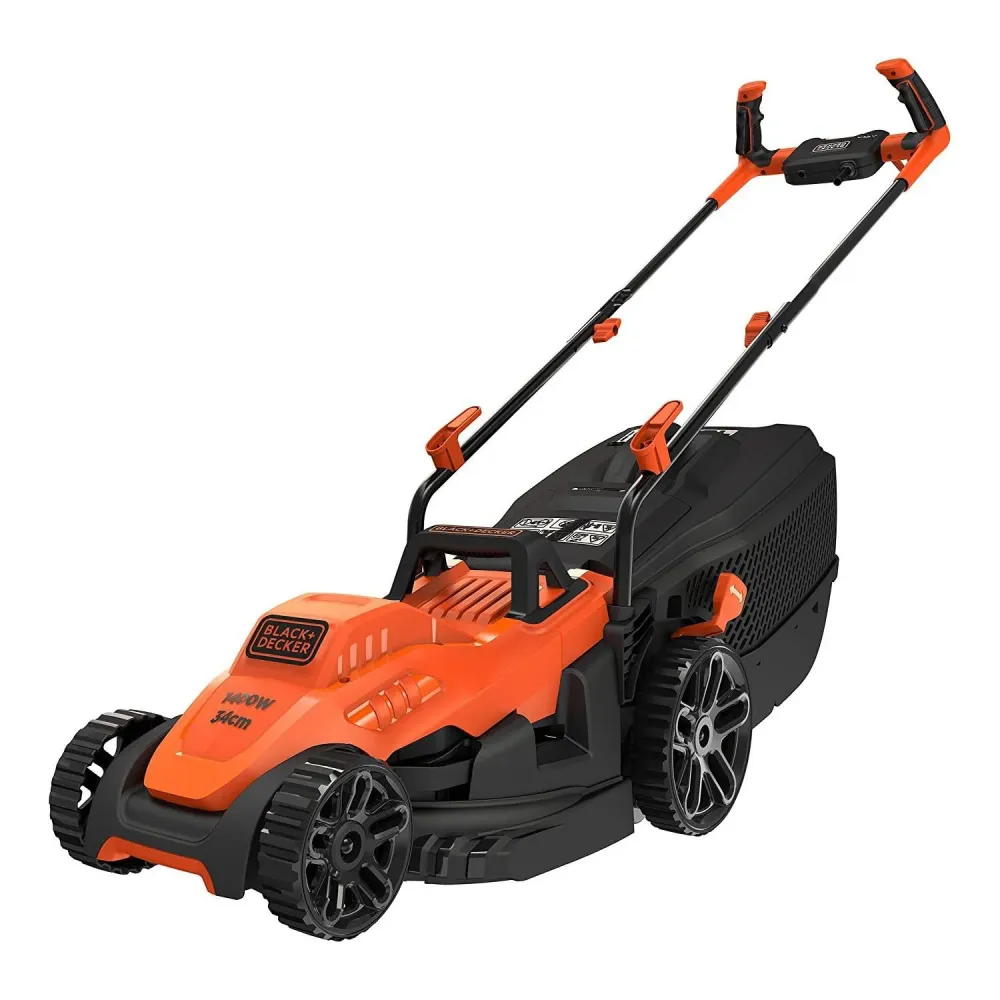 Rasaerba filo Black+Decker 1400 W 34 cm impugnatura bike