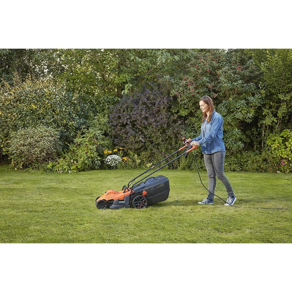 Rasaerba filo Black+Decker 1400 W 34 cm impugnatura bike