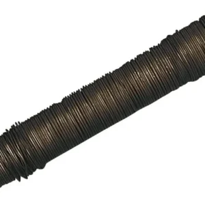 RAYHER - 100gr - FILO METALLO PER FIORISTA SFUSO Ø 0,55MM - COLORE MARRONE SCURO