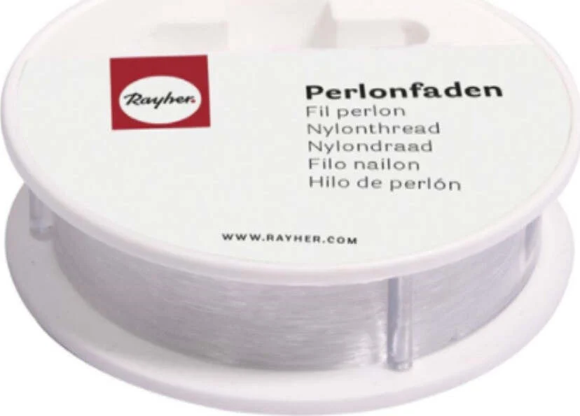 RAYHER - FILO DI NYLON TRASPARENTE Ø 0.25MM x 100MT