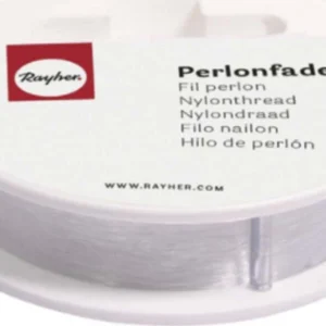 RAYHER - FILO DI NYLON TRASPARENTE Ø 0,25MM, 25 MT.