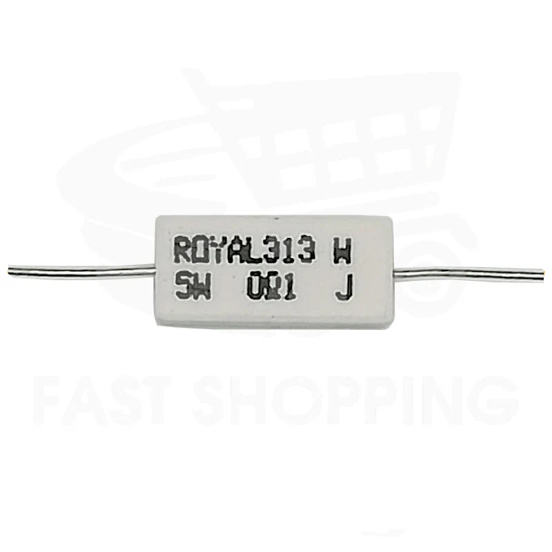 Resistenza Filo 15 k ohm 5W ±5% – Ceramica Assiale per Elettronica