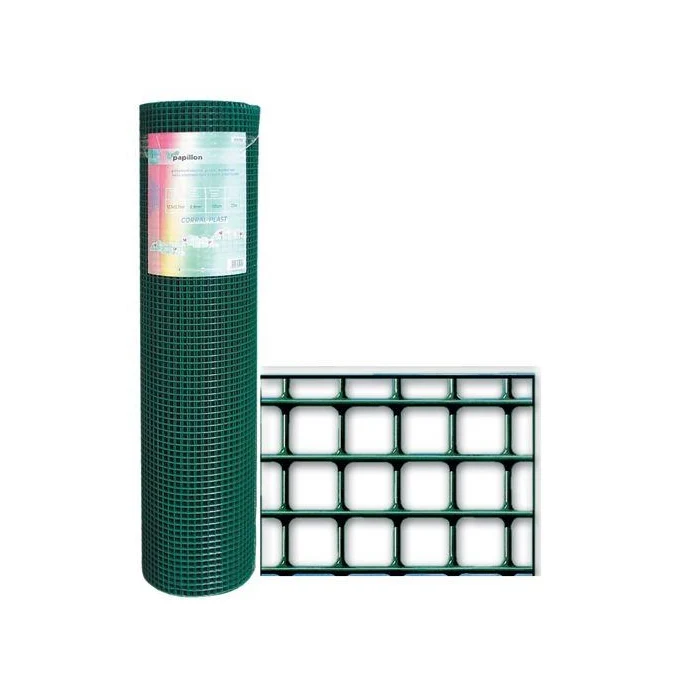Rete Recinzione Plasticata SGS Corral Plast 12,7X12,7 mm H: 80 cm Rotolo 25 mt