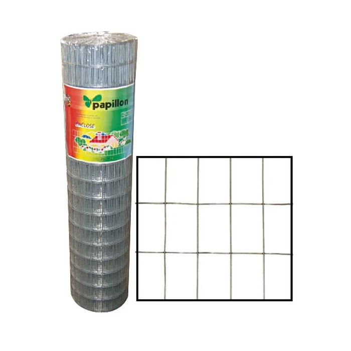 Rete Recinzione Zincata Enclose 50X75 mm H:100 cm Rotolo 25 mt ? Filo 1,8 mm