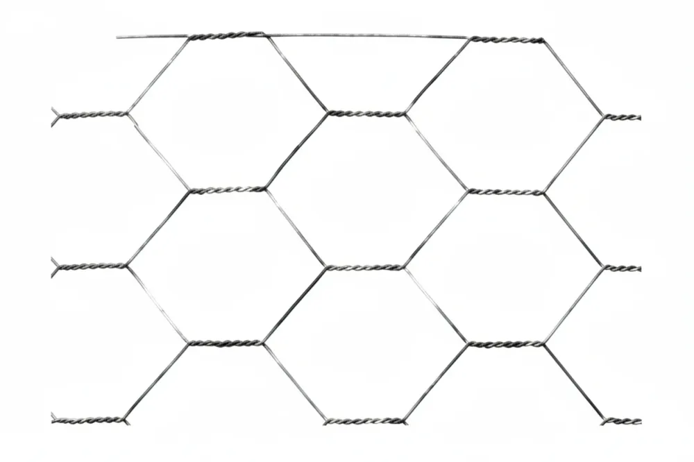 Rete Tripla Torsione Zincata- Maglia 16/2 Filo Ø Mm.0,7 Est. - Cm.50H. - 1 Rotolo Cavatorta
