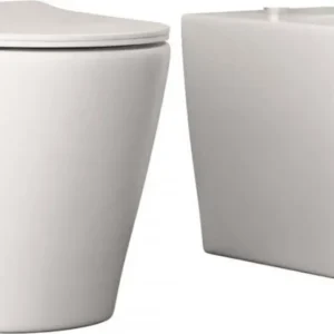 Sanitari Terra Filo Muro senza brida ceramica bianca Ocean