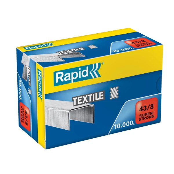 Scatola 10.000 Punti Special Textile Rapid 43/8