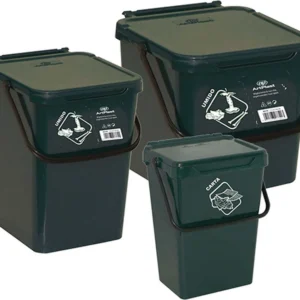 SECCHIO PER RACCOLTA DIFFERENZIATA 10 litri - cm 23 x 24 x 30 Art Plast