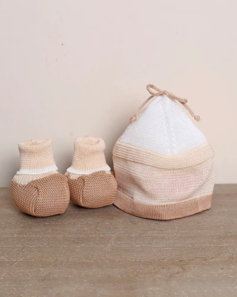 Set Filo Cappellino+Scarpine "Prime Emozioni"