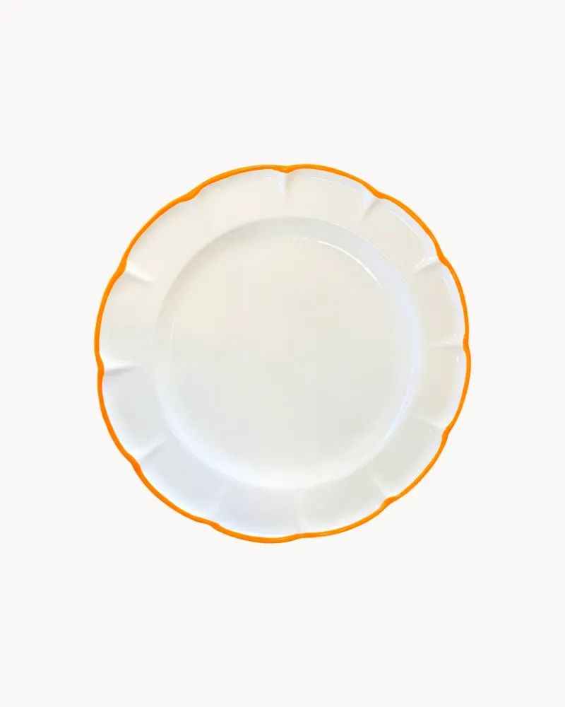 Set 6 piatti da dessert ceramica realizzati mano Filo