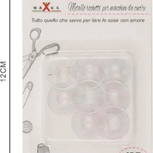 Set 8 Rocchetti Spolina Plastica Bobine Raccogli Filo Per Macchina Cucire 87533