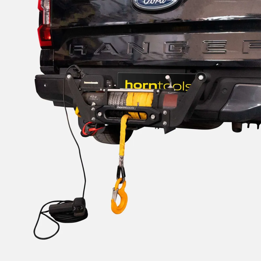 Sistema di argano cavo Alpha Mobil per tubo quadro da 2 pollici (AHK)