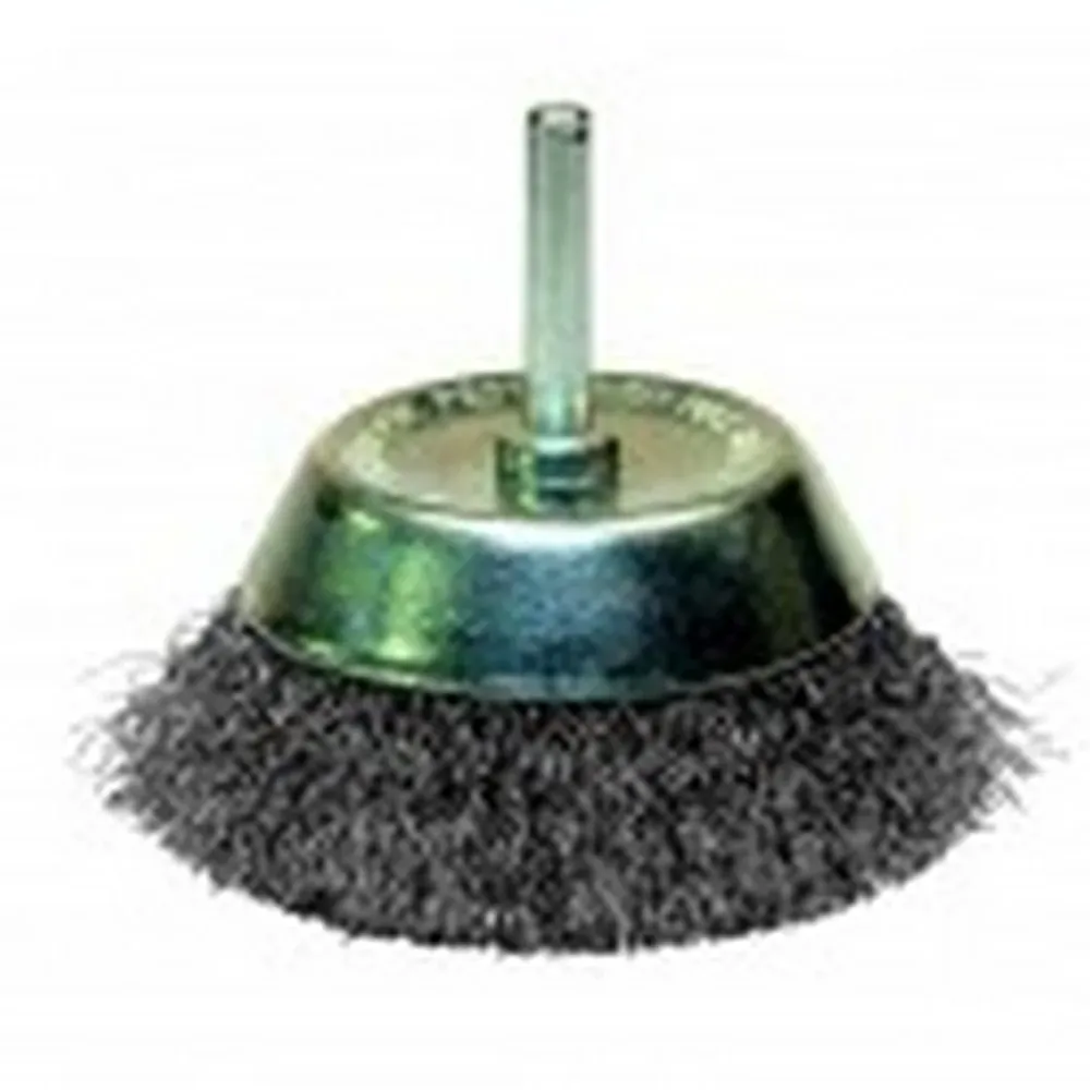 Spazzola Tazza Filo D'Acciaio Ondulato D70 F