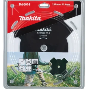 Tagliabordi Elettrico Lama metallo Makita per decespugliatori Ø 255mm • Ø foro 25,4mm 4 Denti