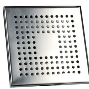 Tappetino Quadro Cm.15x15x1,5h Acciaio Inox