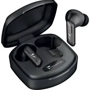 Techmade Auricolari TM-K175-BK Senza Filo Con Box Ricarica Nero
