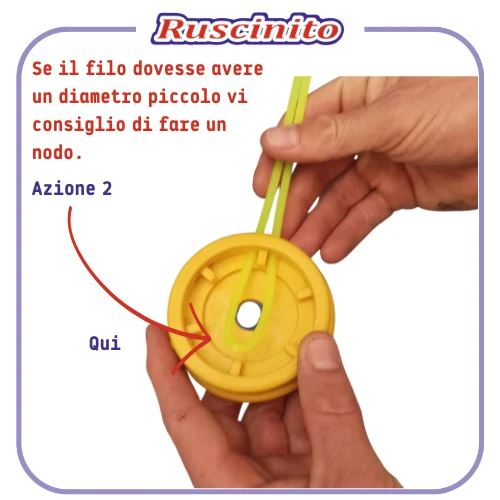 Testina Filo per Decespugliatore tagliaerba e tagliabordi Universale